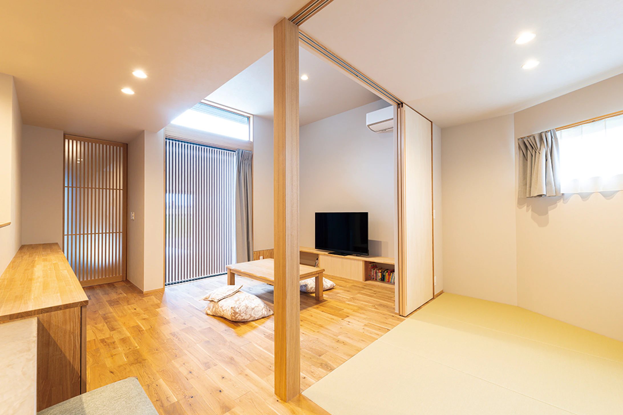【石川】株式会社　済田工務店_自然を感じる半平屋の家。一階完結で子育ても快適