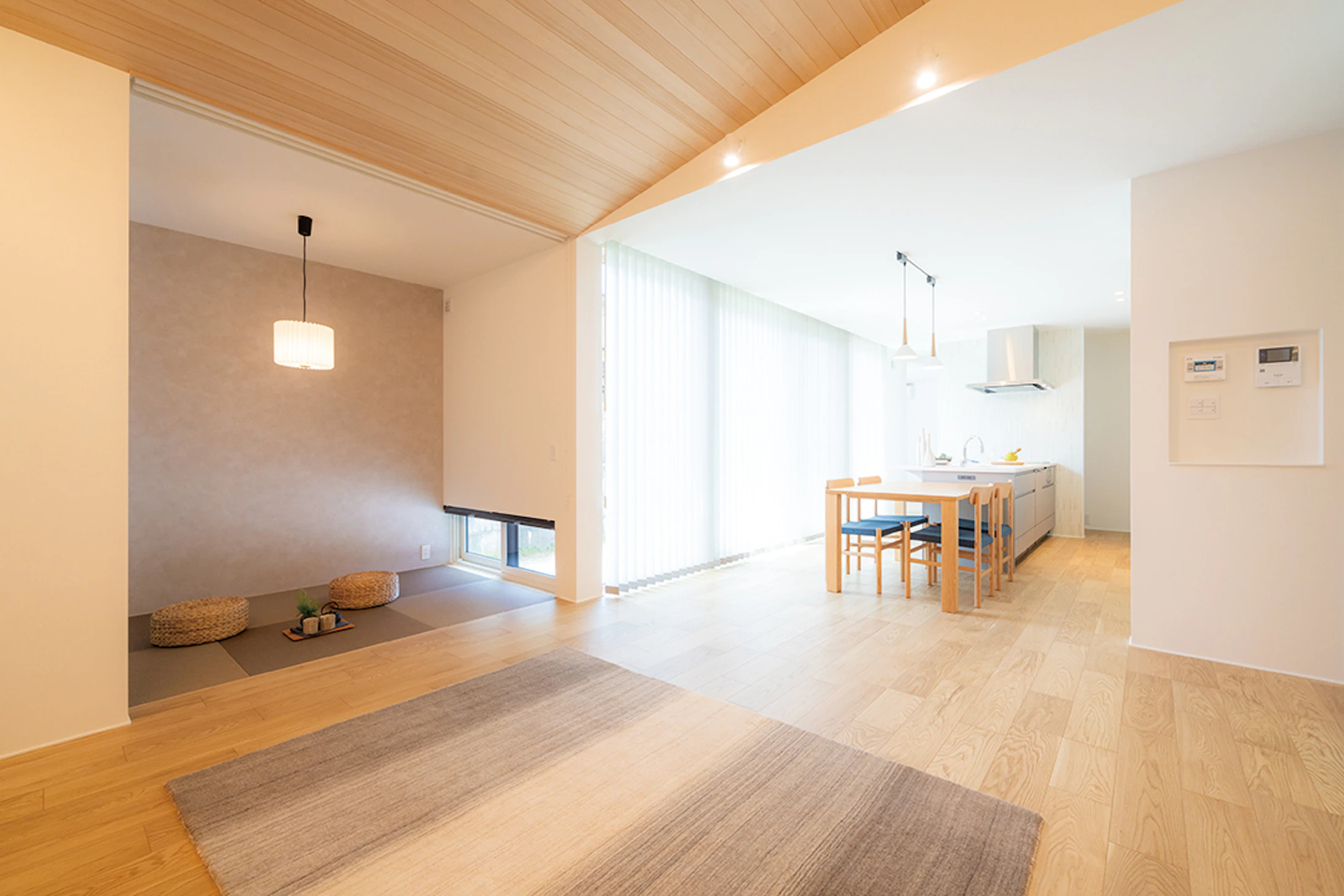 【富山】米田木材_まったり過ごせる平屋のコートハウス