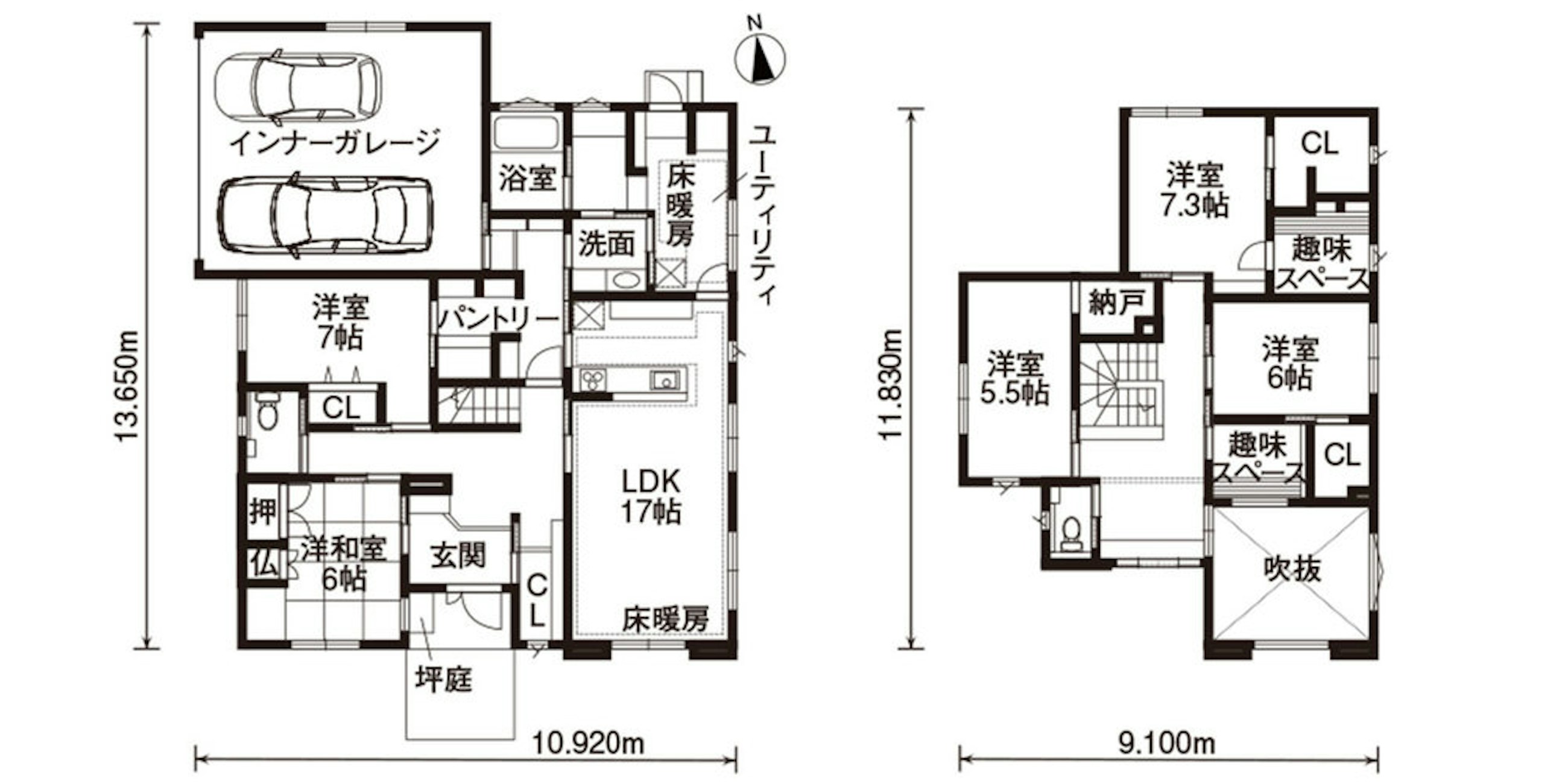 【富山】オスカーホーム_間取り図