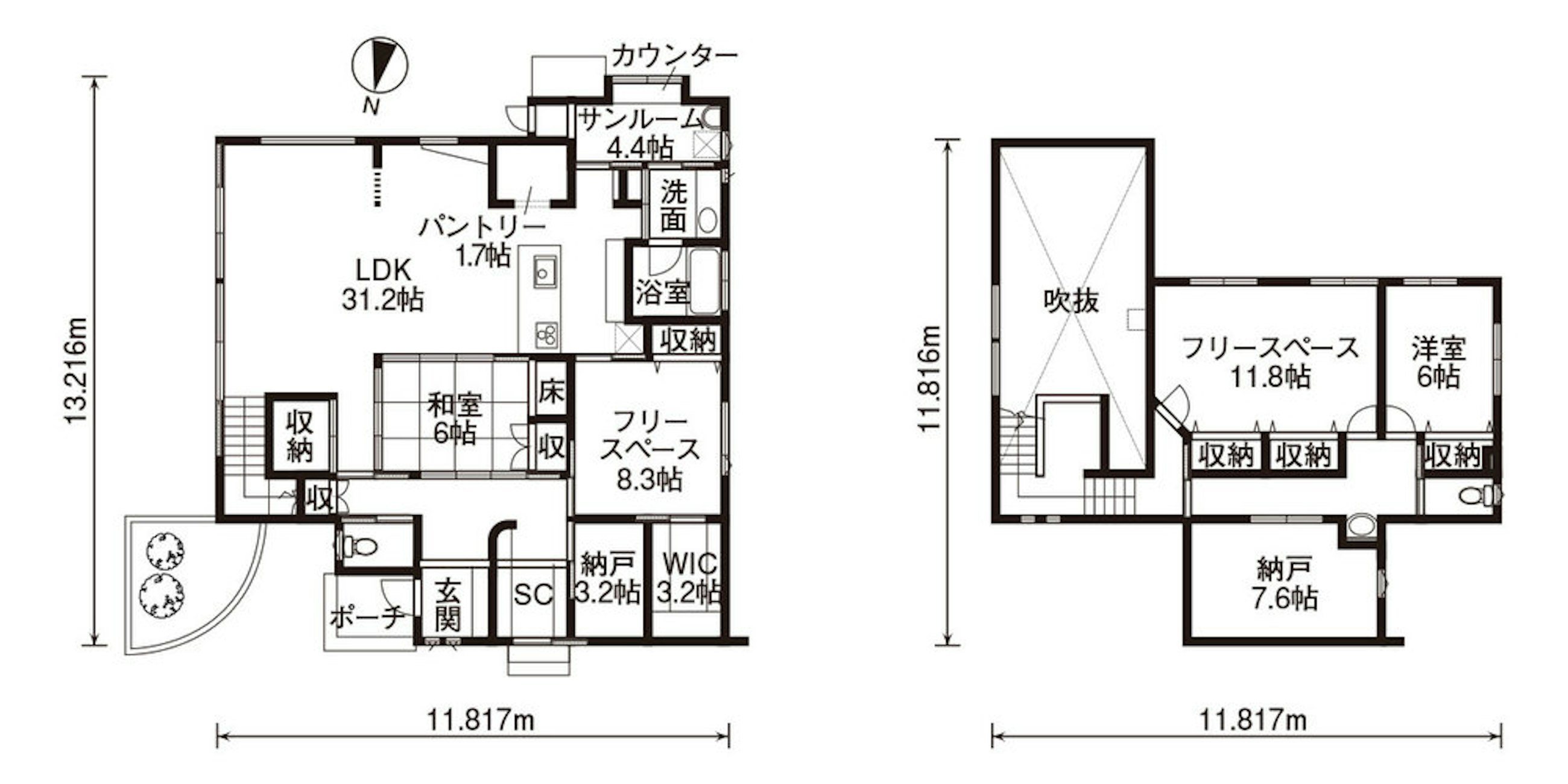 デキノヤホーム＿間取り