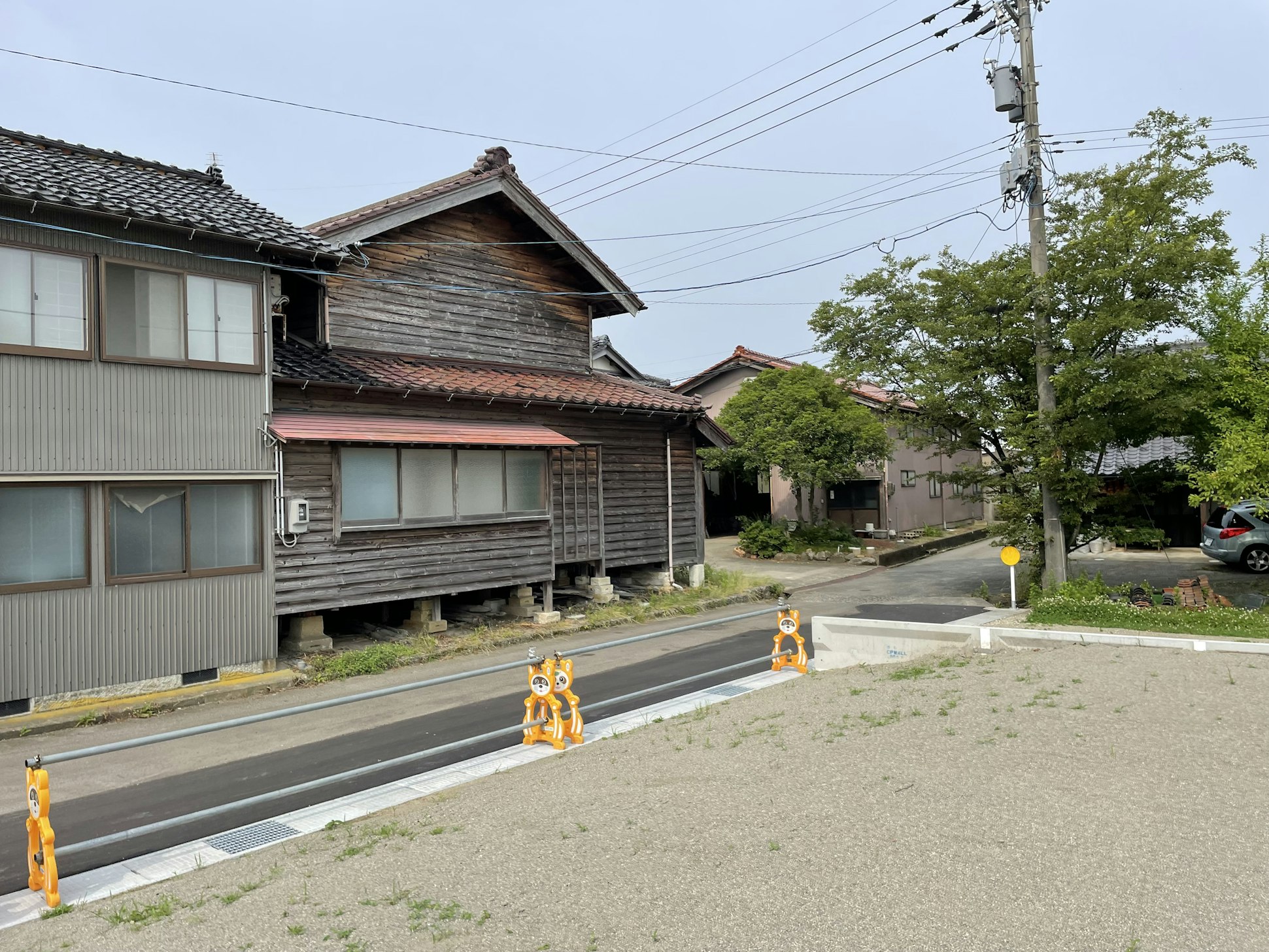 H区画前面道路