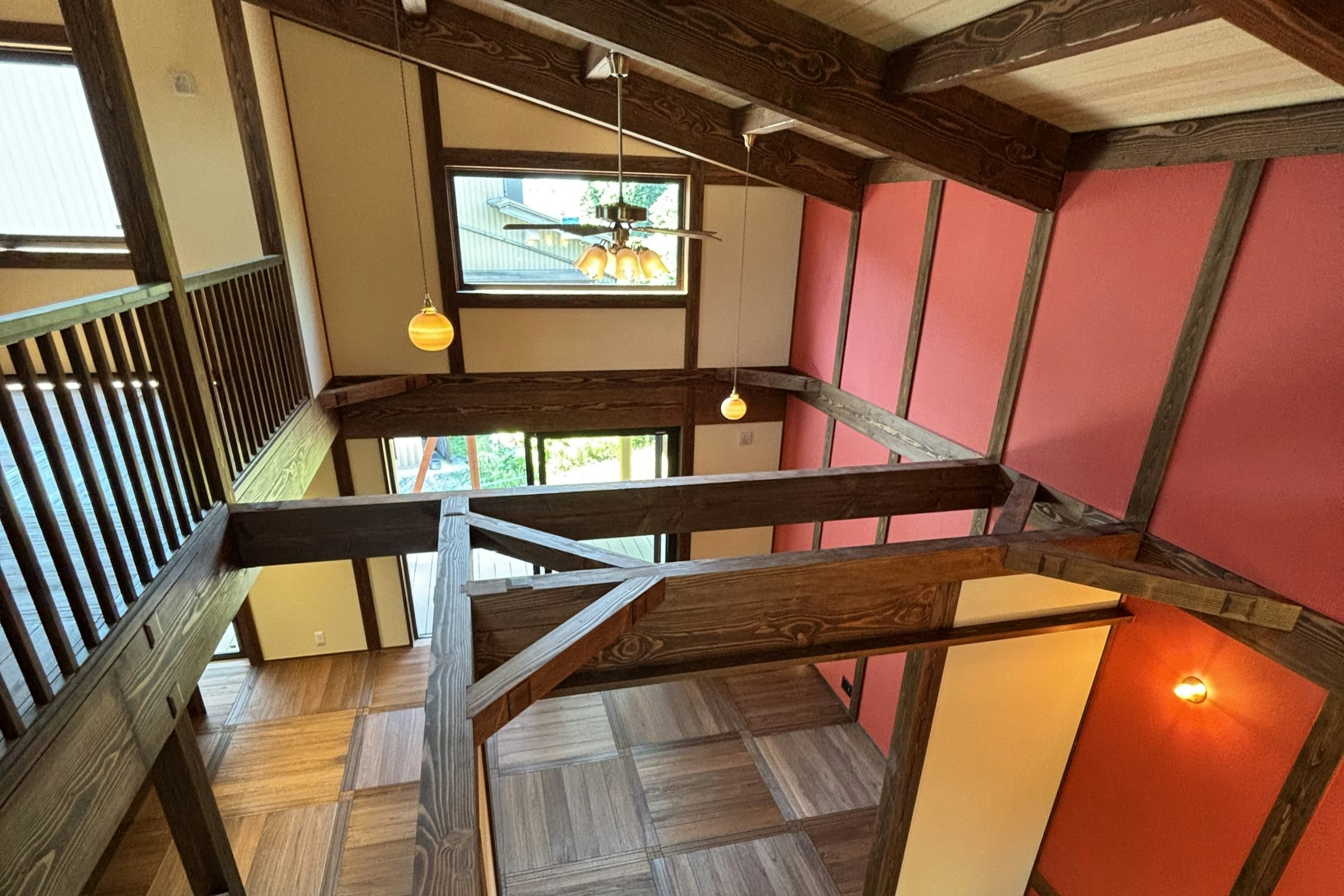 平屋風　古民家　古色　高級旅館　非日常　間取り　桐の家　無垢材　自然素材