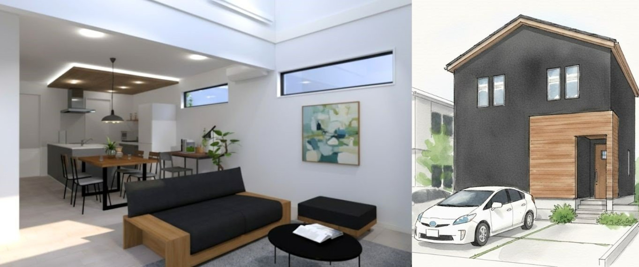 モダンデザインが見れます♪