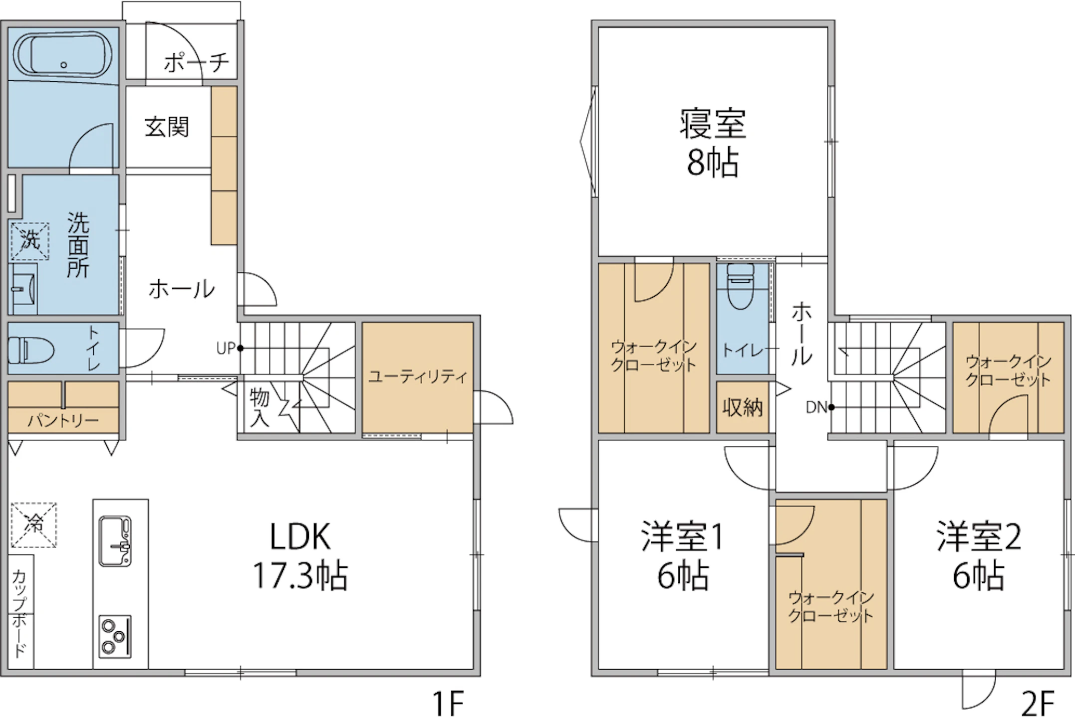 全室WIC完備となっており、荷物の収納場所に困らず、衣替えにも役立ちます。