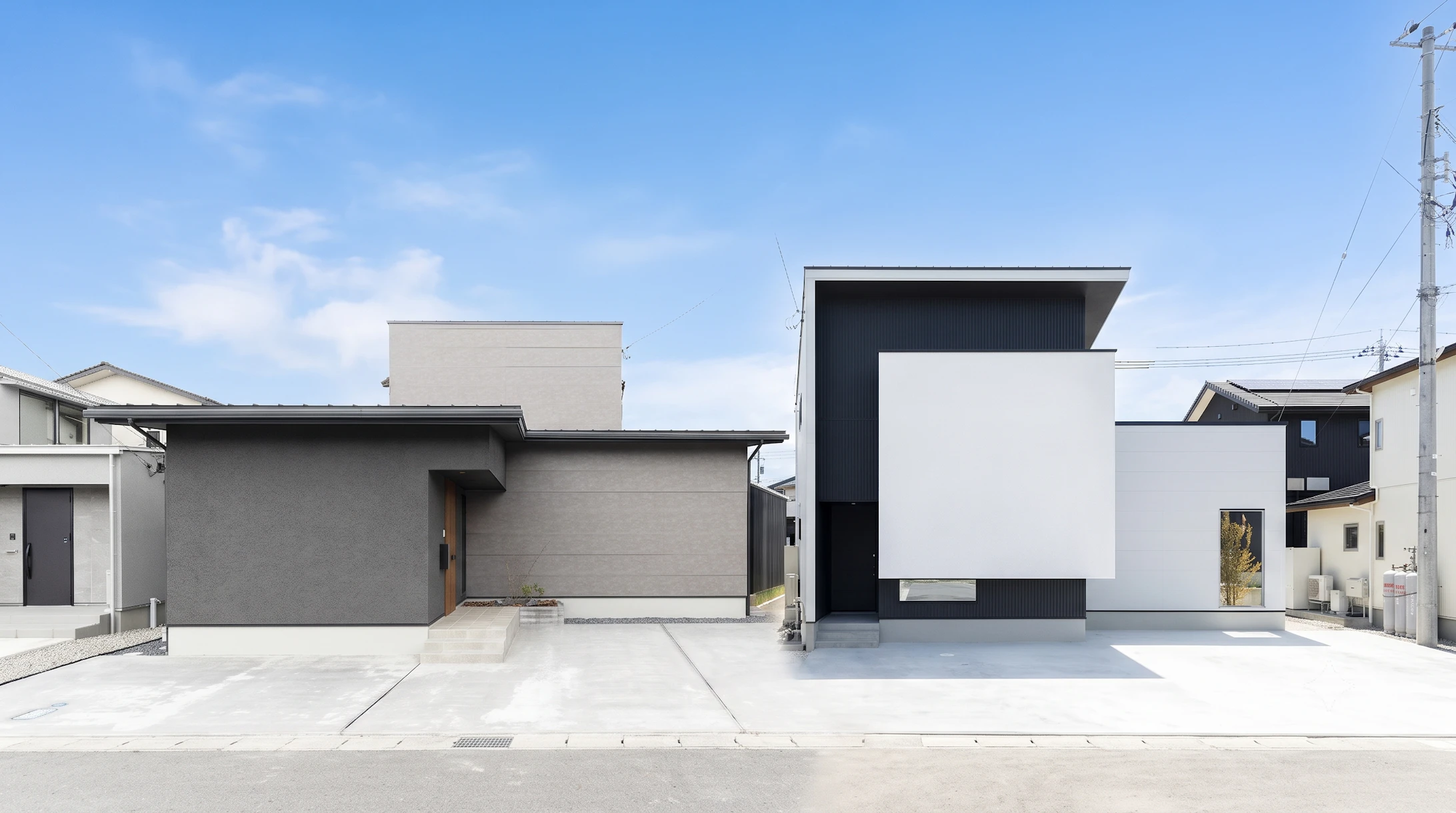 ※画像生成においてAI活用、実際に2棟は並んで建っておりません