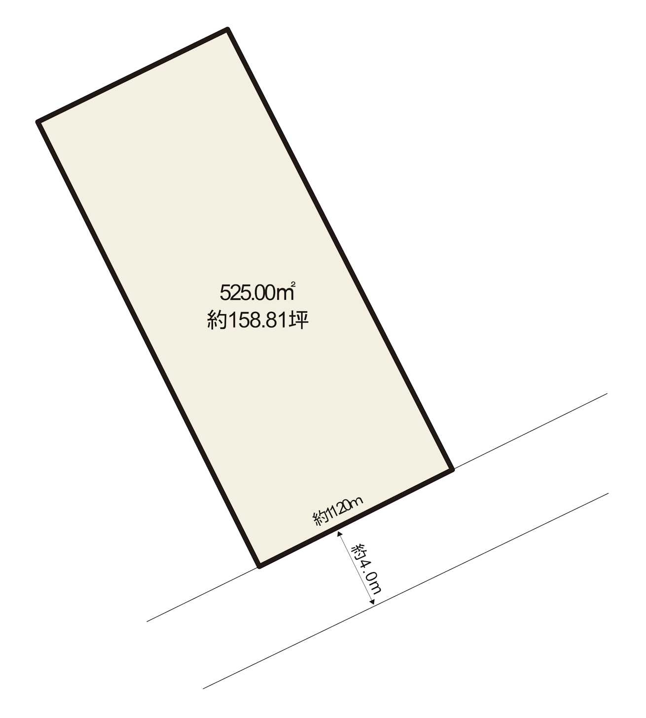150坪超の開放感！温泉街のゆとりある邸宅地。