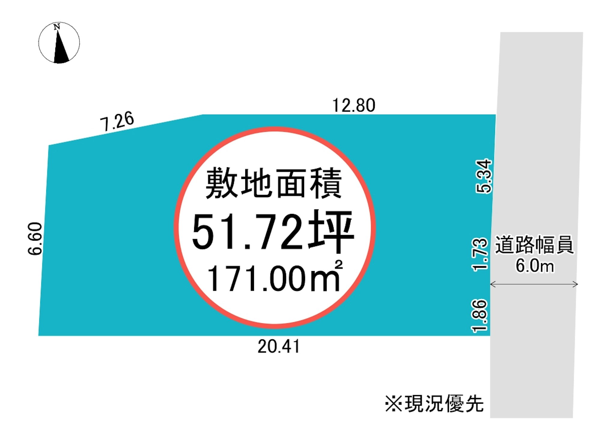 富山県富山市呉羽町区画図