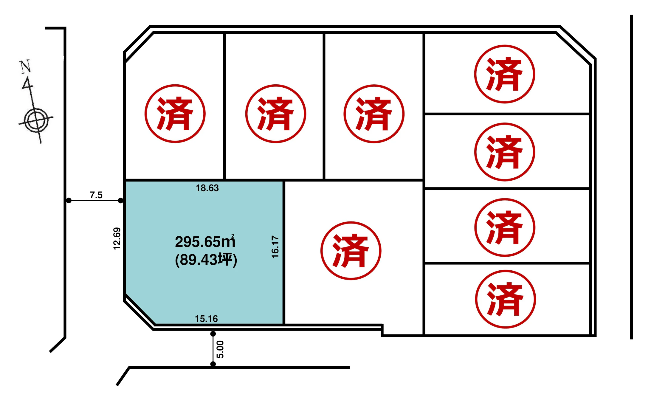 高岡市明園分譲地