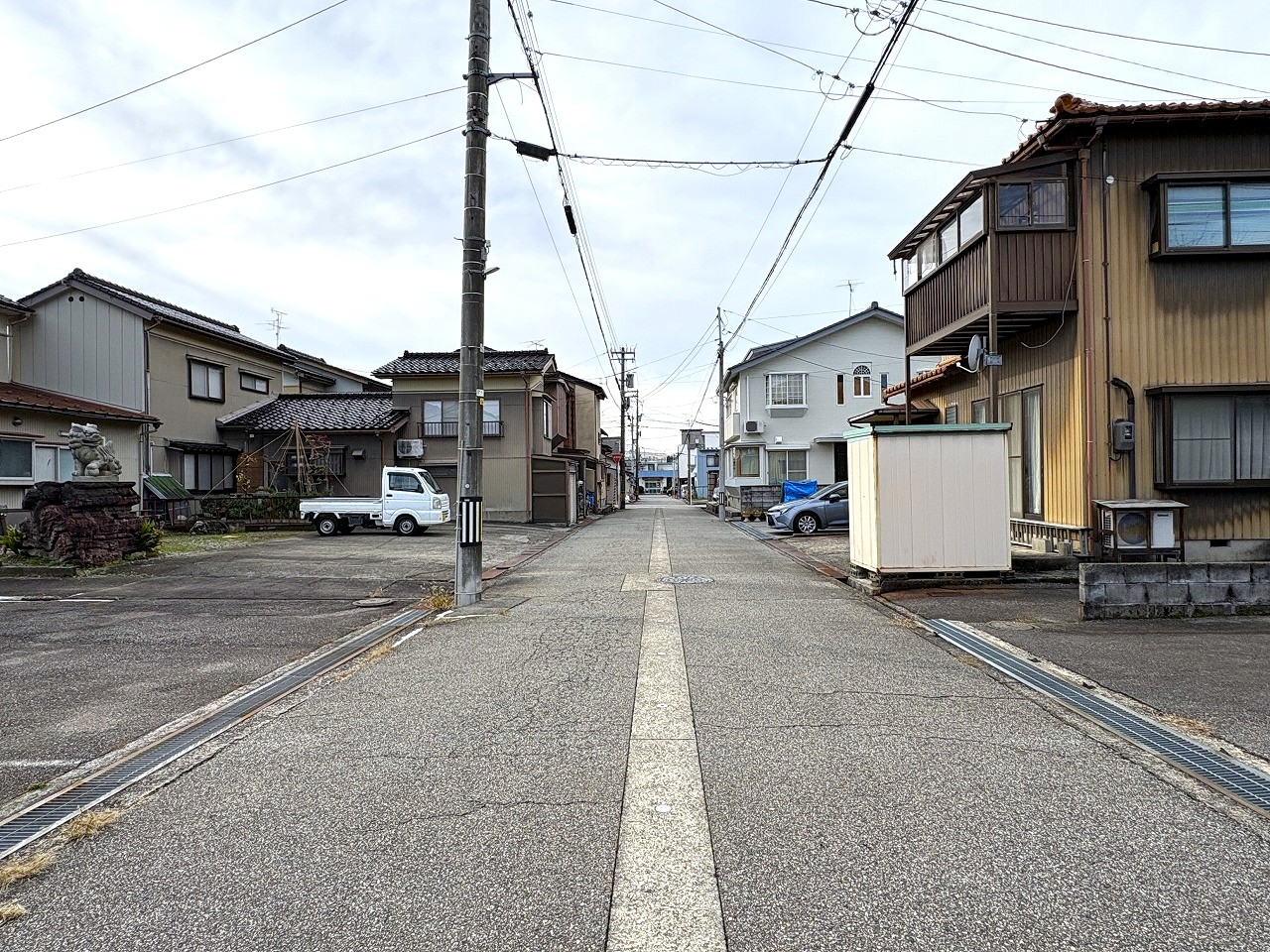 富山市不二越町｜駐車場としての利用もおすすめ・利便性の良い住宅地
