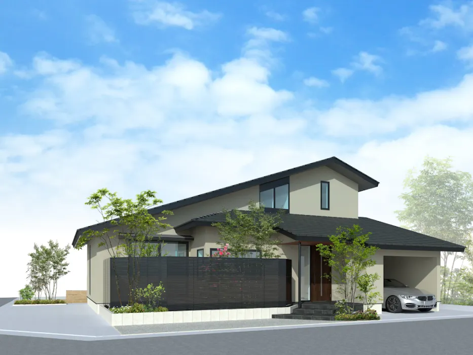 伸びやかな大屋根スタイル